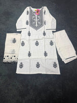 Mulcotton 3 Piece Kurta Set