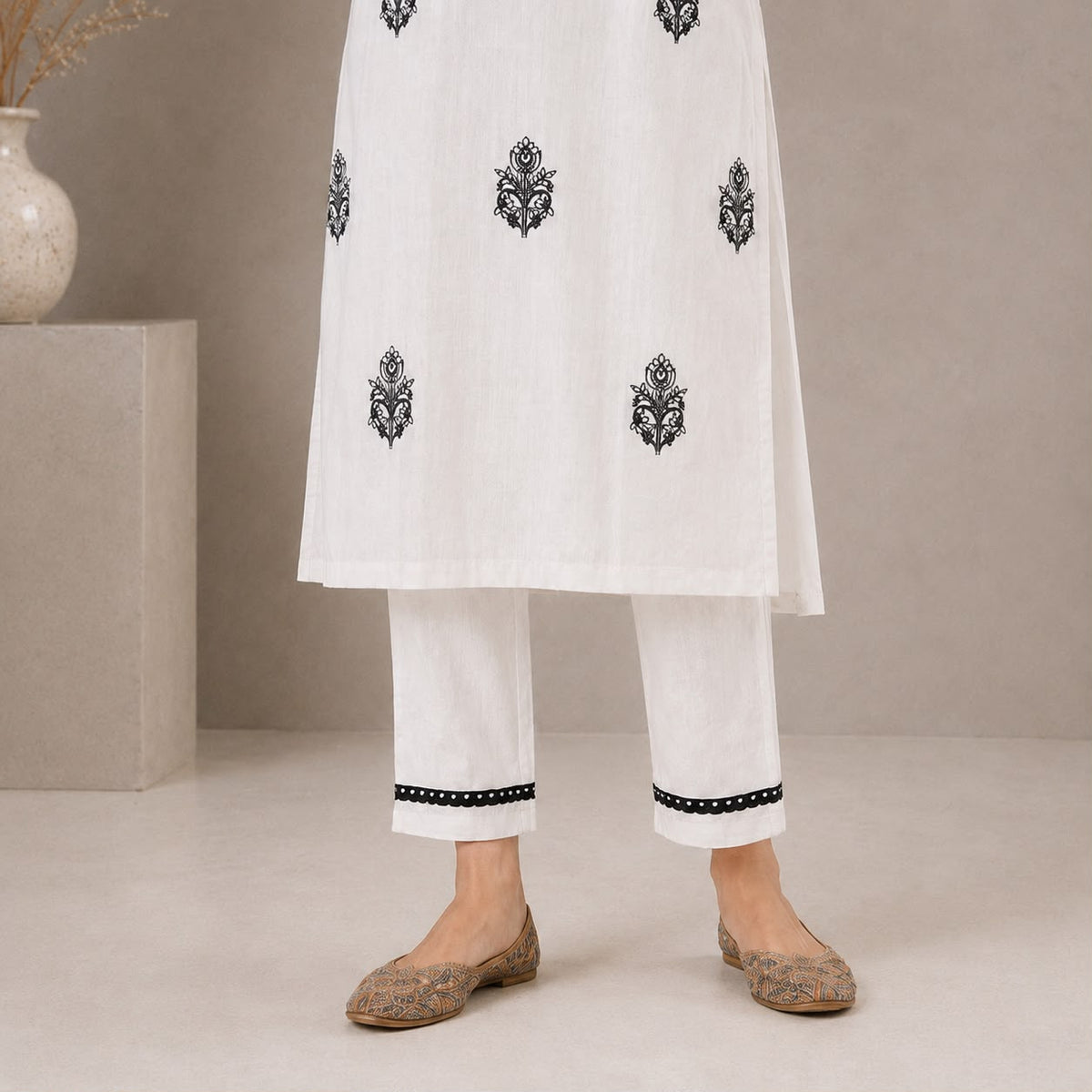 Mulcotton 3 Piece Kurta Set