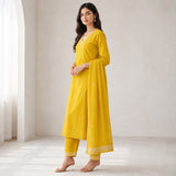 Mul Chanderi  3 Piece Kurta Set