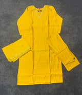 Mul Chanderi  3 Piece Kurta Set