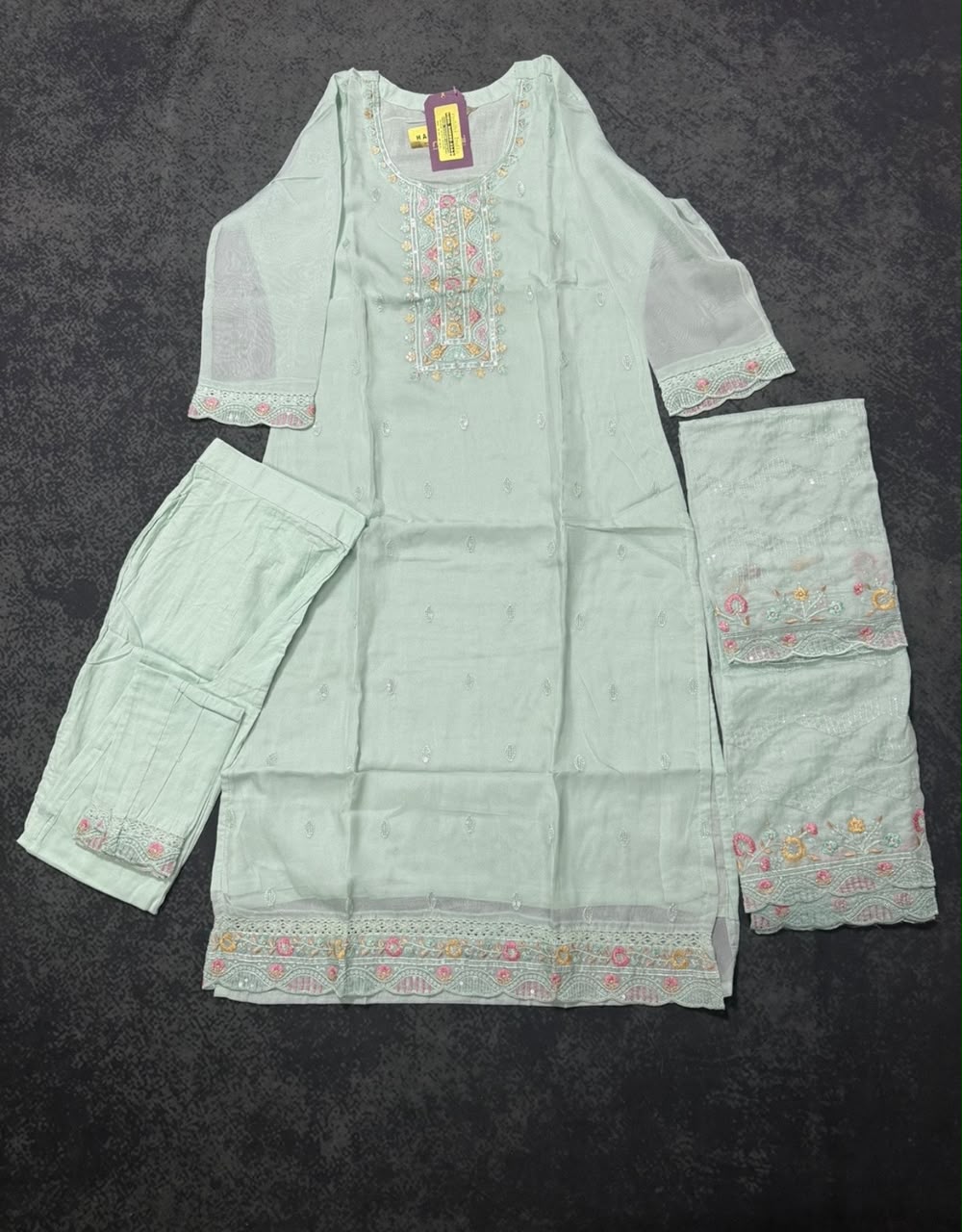 Oraganza 3 Piece  Kurta Set