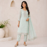 Oraganza 3 Piece  Kurta Set