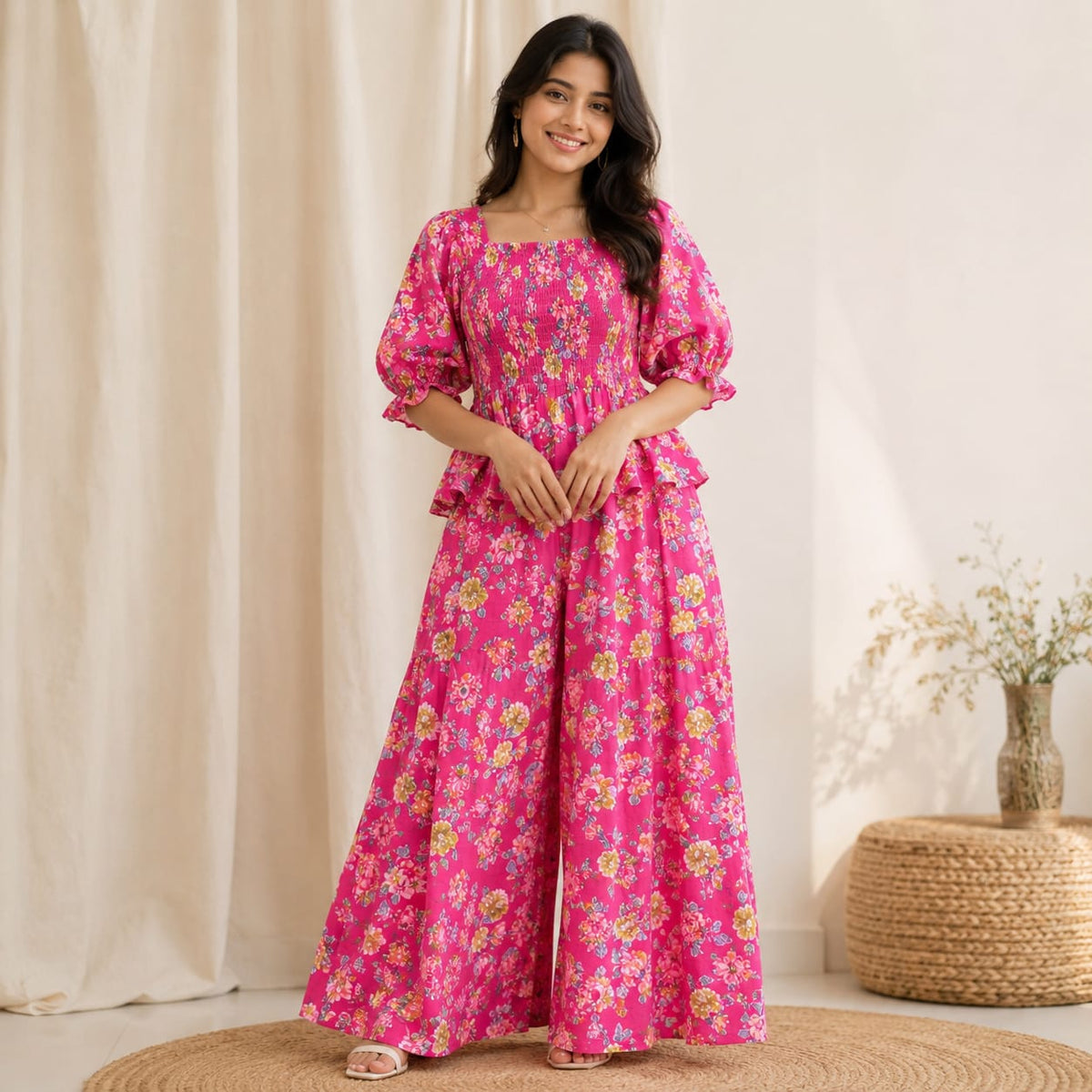 Co-ord Set With Plazo Pant