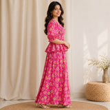 Co-ord Set With Plazo Pant
