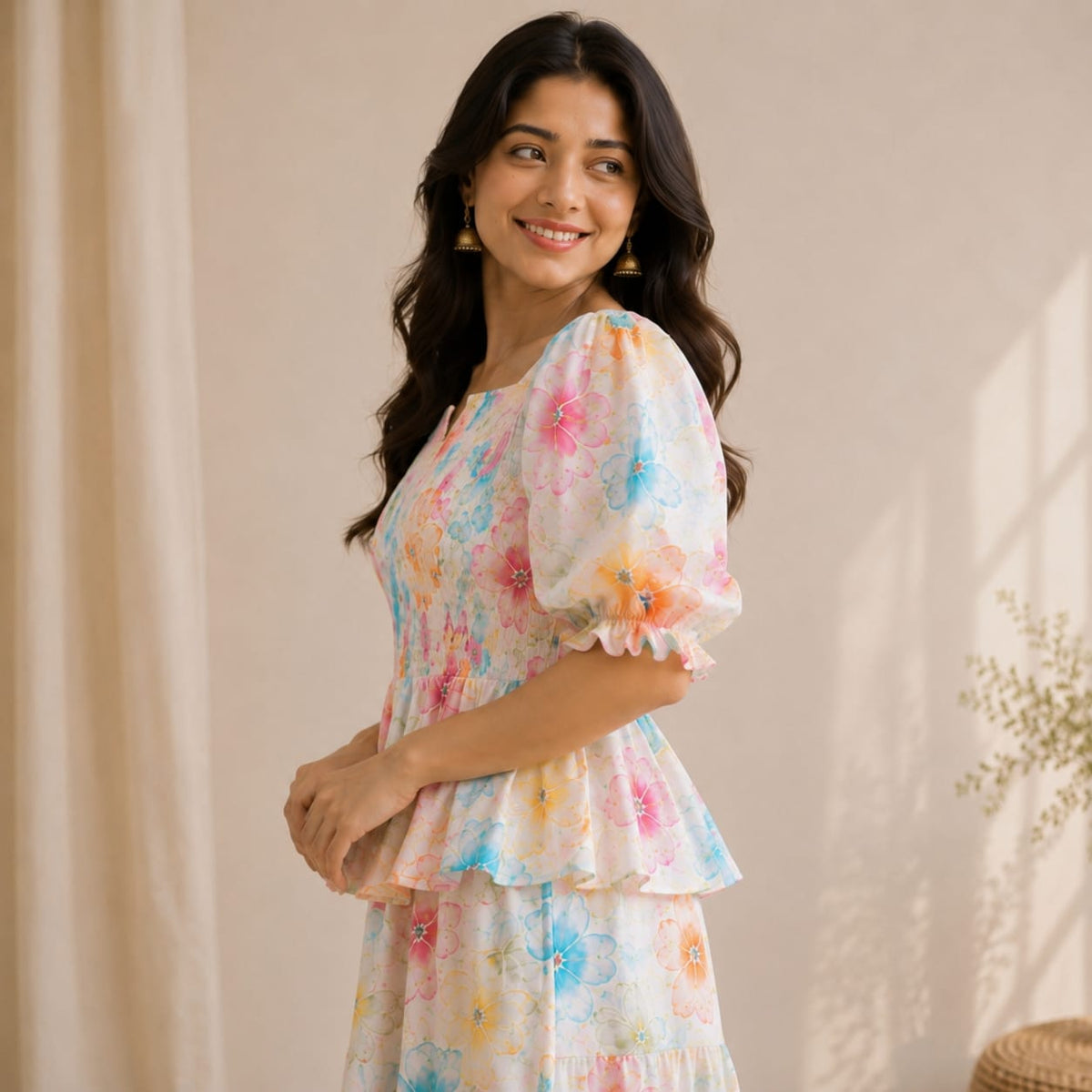 Co-ord Set With Plazo Pant