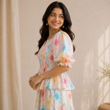 Co-ord Set With Plazo Pant