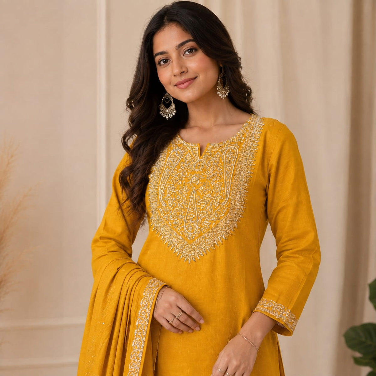 Mulcotton 3 Piece Kurta set