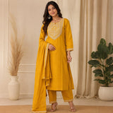Mulcotton 3 Piece Kurta set