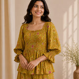Co-ord Set With Plazo Pant