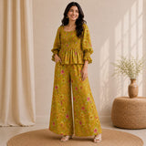 Co-ord Set With Plazo Pant