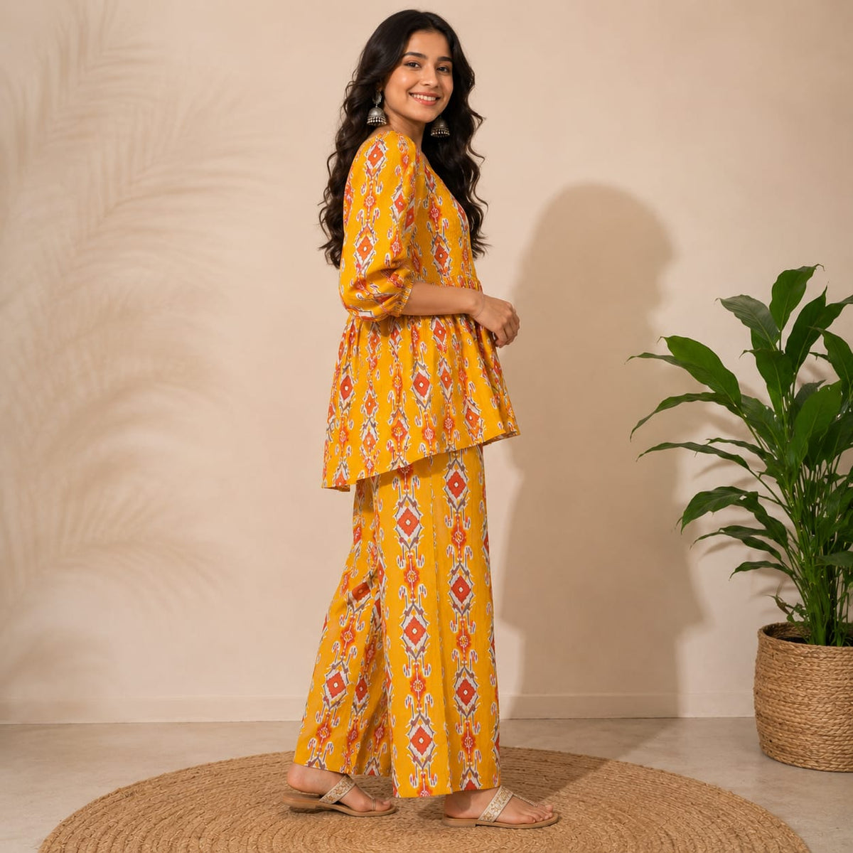 Co-ord Set With Plazo Pant