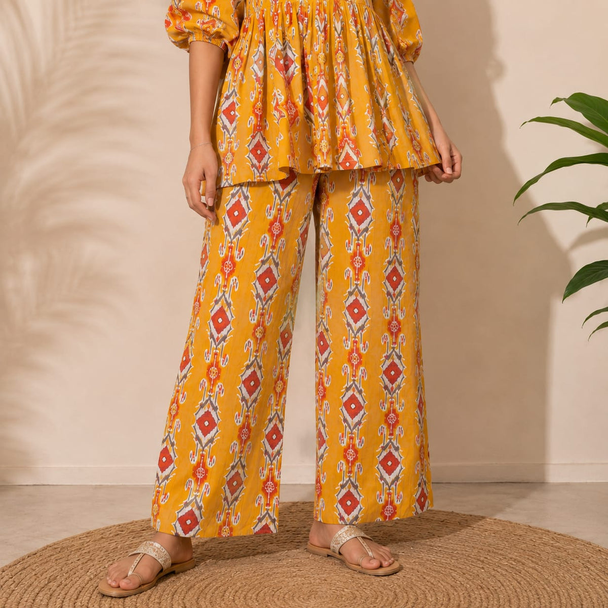 Co-ord Set With Plazo Pant
