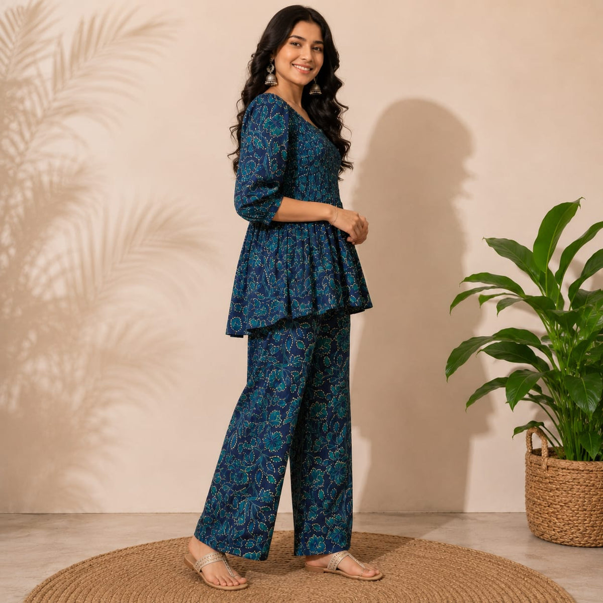 Co-ord Set With Plazo Pant