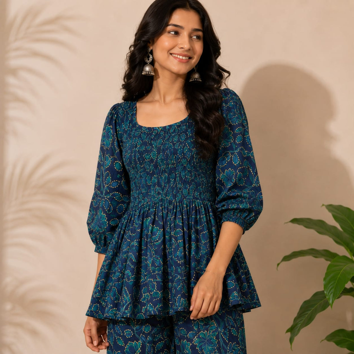 Co-ord Set With Plazo Pant