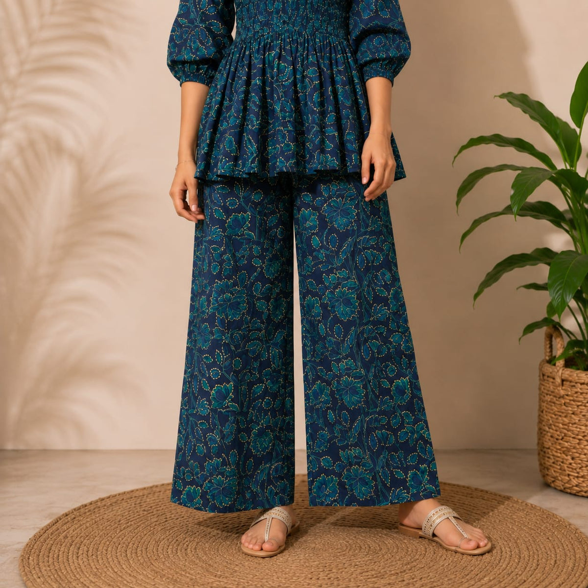 Co-ord Set With Plazo Pant