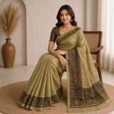 Cotton Jamdani Saree With Knot Work