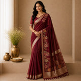 Soft Viscose Tussar Saree