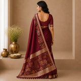 Soft Viscose Tussar Saree