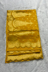 Dola Crepe Cut Work Saree