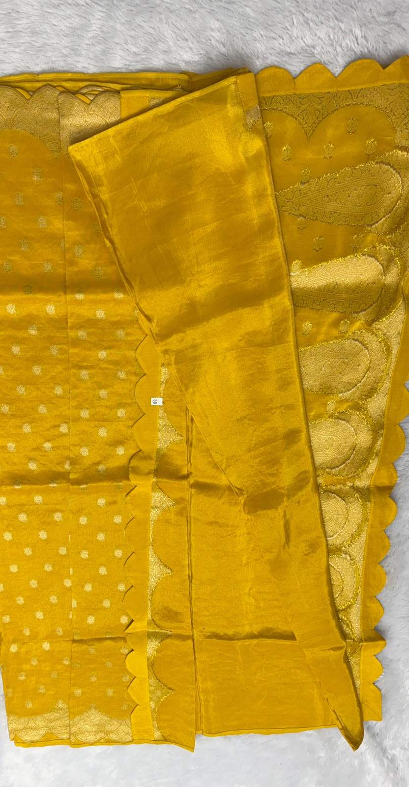 Dola Crepe Cut Work Saree