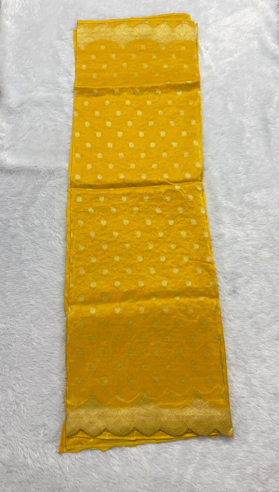 Dola Crepe Cut Work Saree