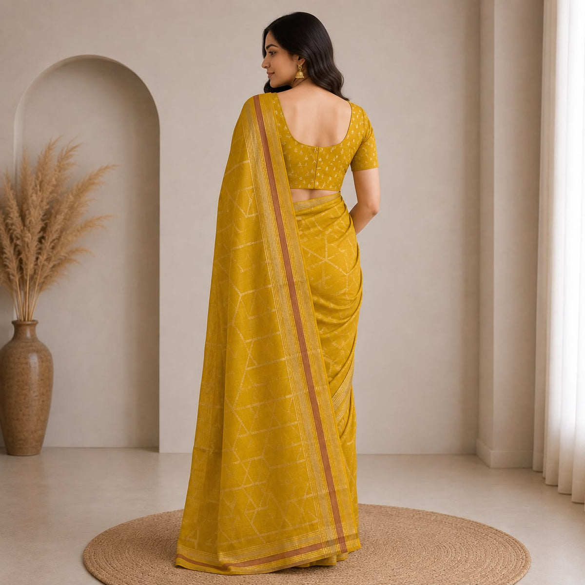 Soft Viscose Tussar Saree