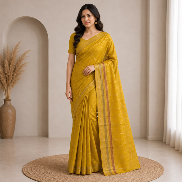 Soft Viscose Tussar Saree