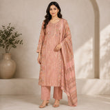 Tissue Fabric With 3 Piece Kurta Set