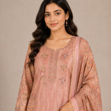 Tissue Fabric With 3 Piece Kurta Set