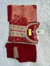 Soft Organza With Cotton Lining 3 Piece Kurta Set