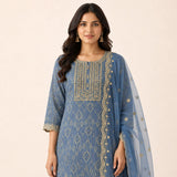 Soft Crepe 3 Piece Kurta Set