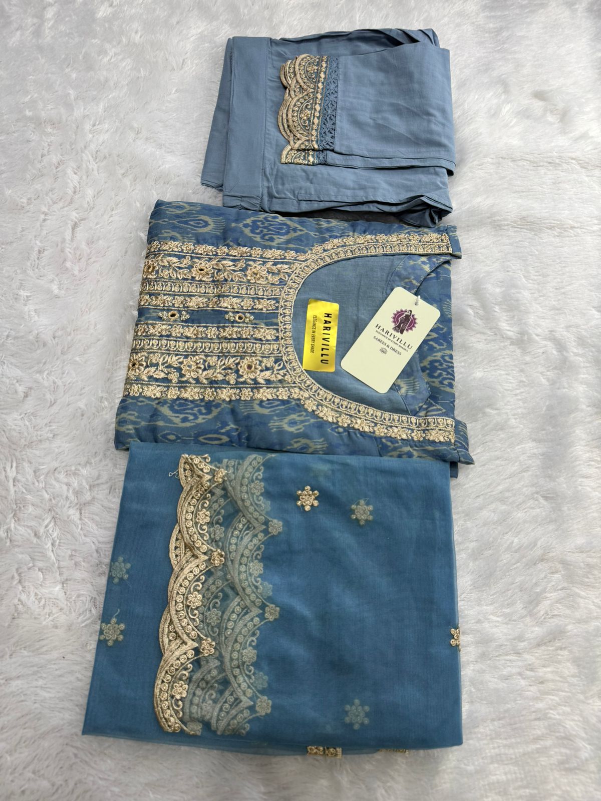Soft Crepe 3 Piece Kurta Set
