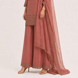 Soft Tissue 3 Piece Sharara Set