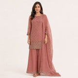 Soft Tissue 3 Piece Sharara Set