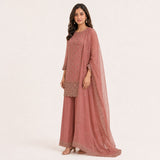 Soft Tissue 3 Piece Sharara Set
