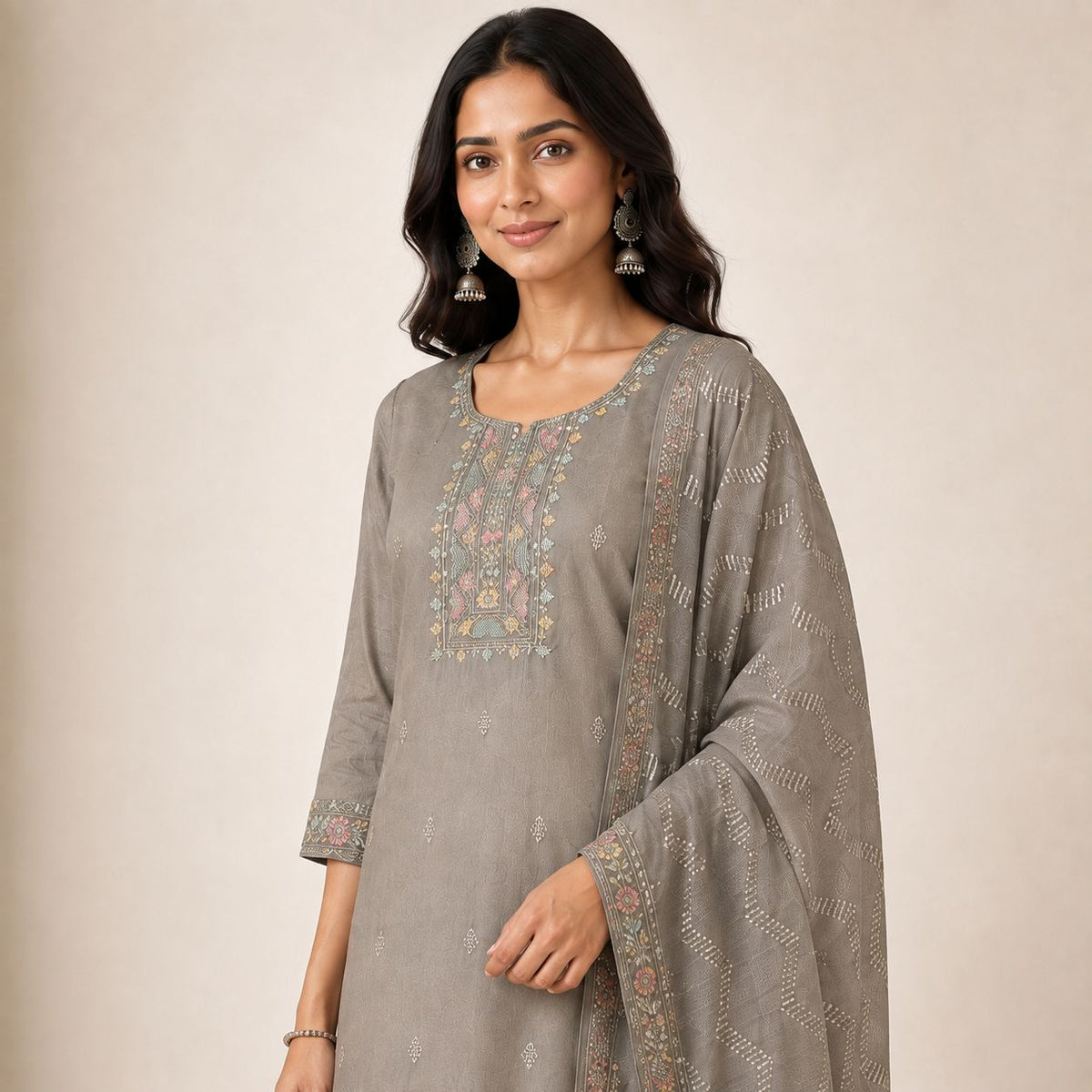 Soft Organza 3 Piece Kurta Set