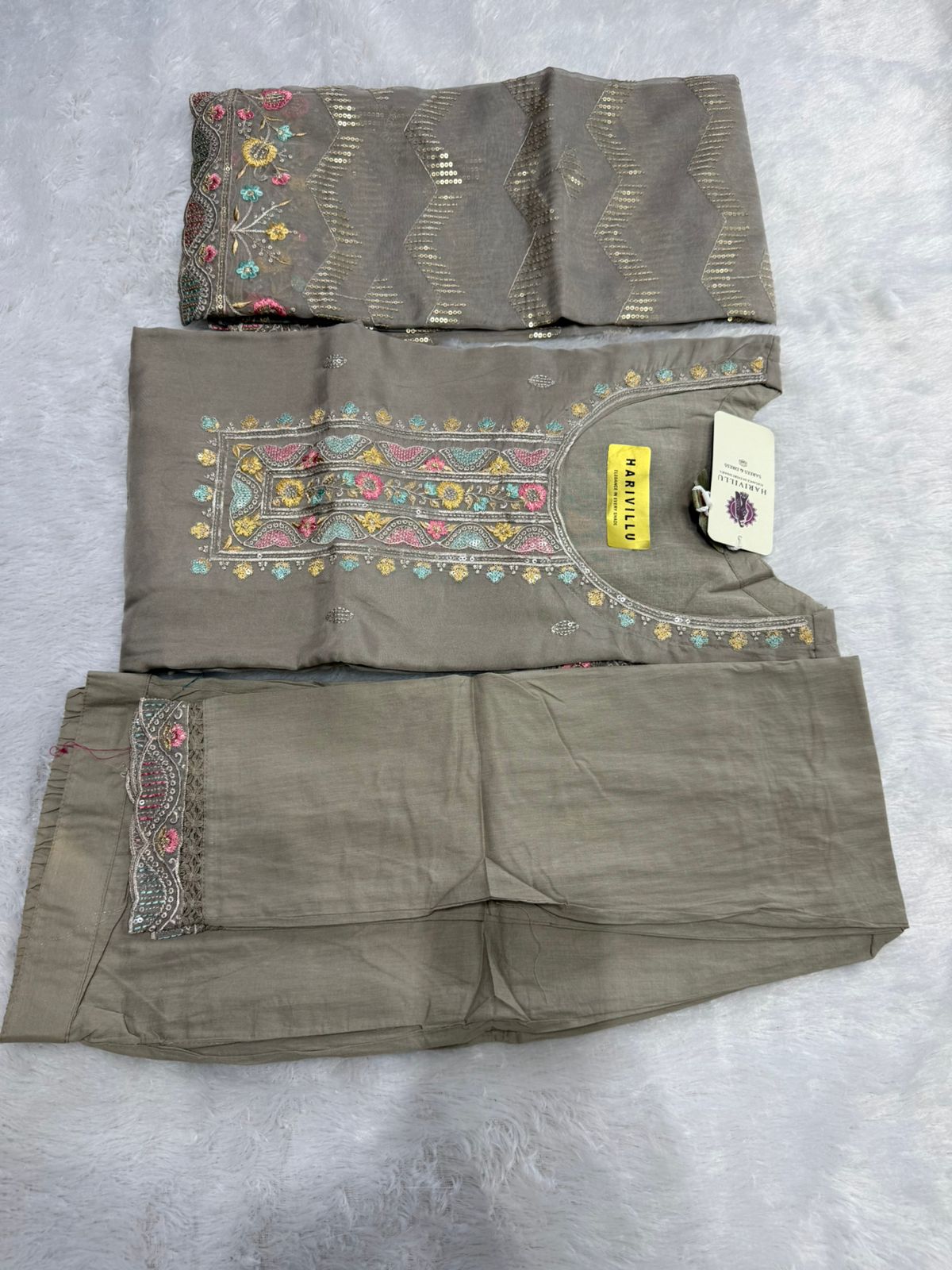 Soft Organza 3 Piece Kurta Set
