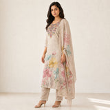 Lenin Cotton 3 Piece Kurta Set