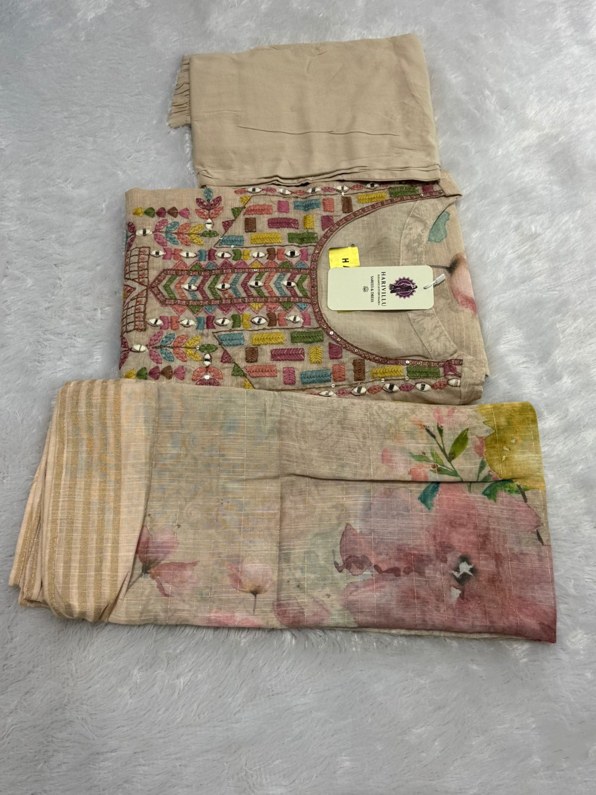 Lenin Cotton 3 Piece Kurta Set
