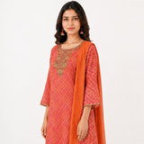 Soft Crepe 3 Piece Kurta Set
