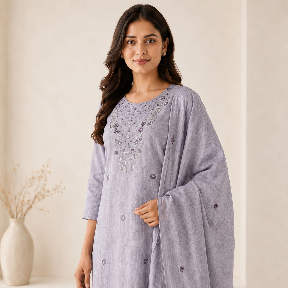 Kota Checks 3 Piece Kurta Set