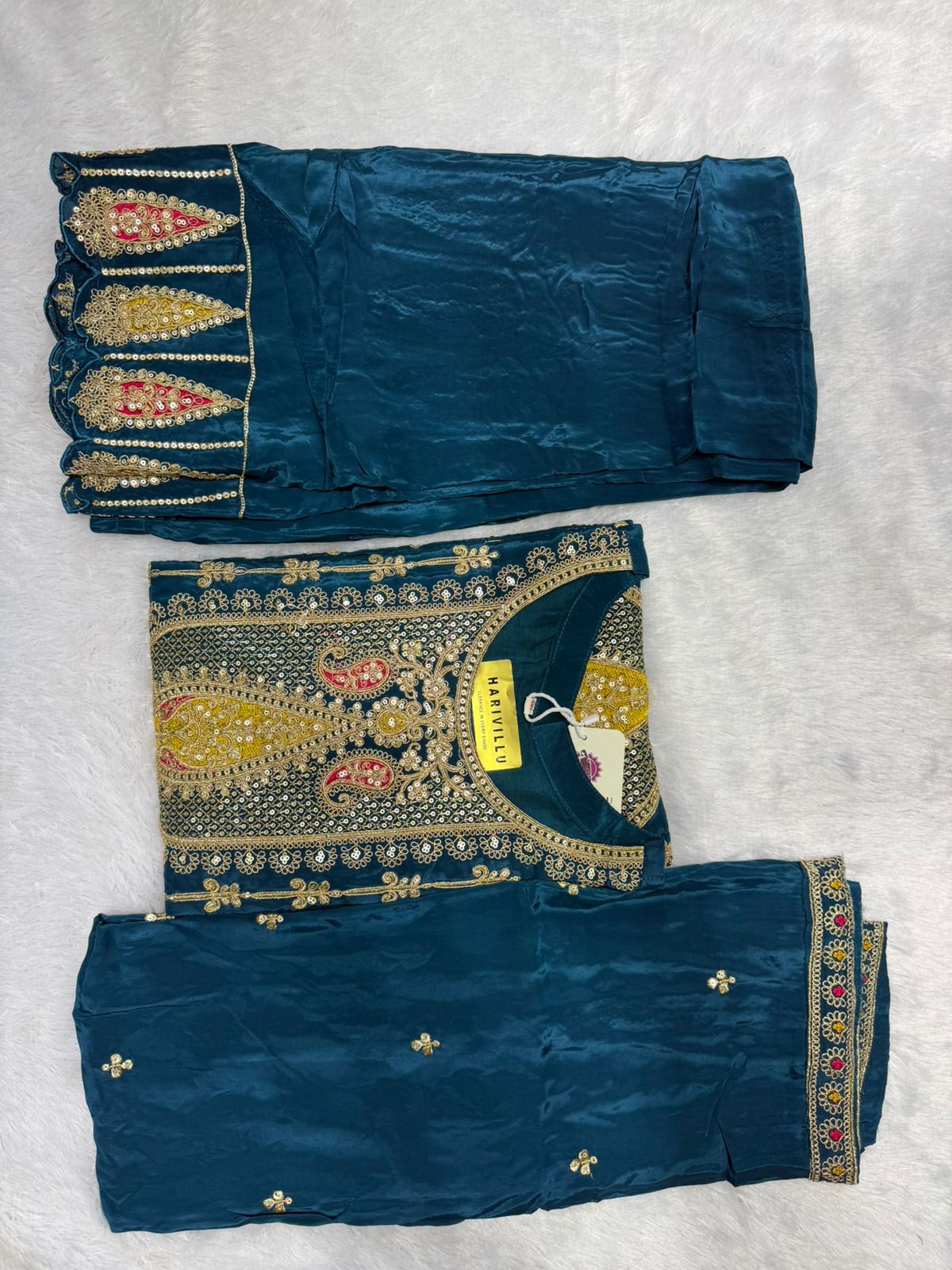 Soft Crepe 3 Piece Sharara Set