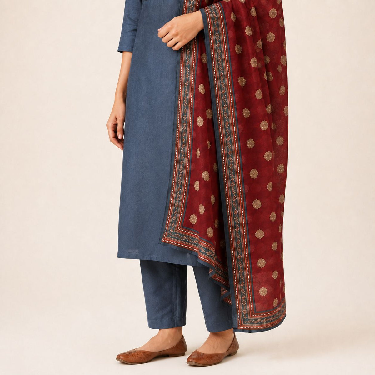 Soft Crepe 3 Piece Kurta set