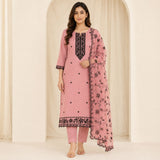 Mul Chanderi 3 Piece Kurta Set