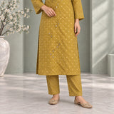 Soft Crepe 3 Piece Kurta Set With Inner