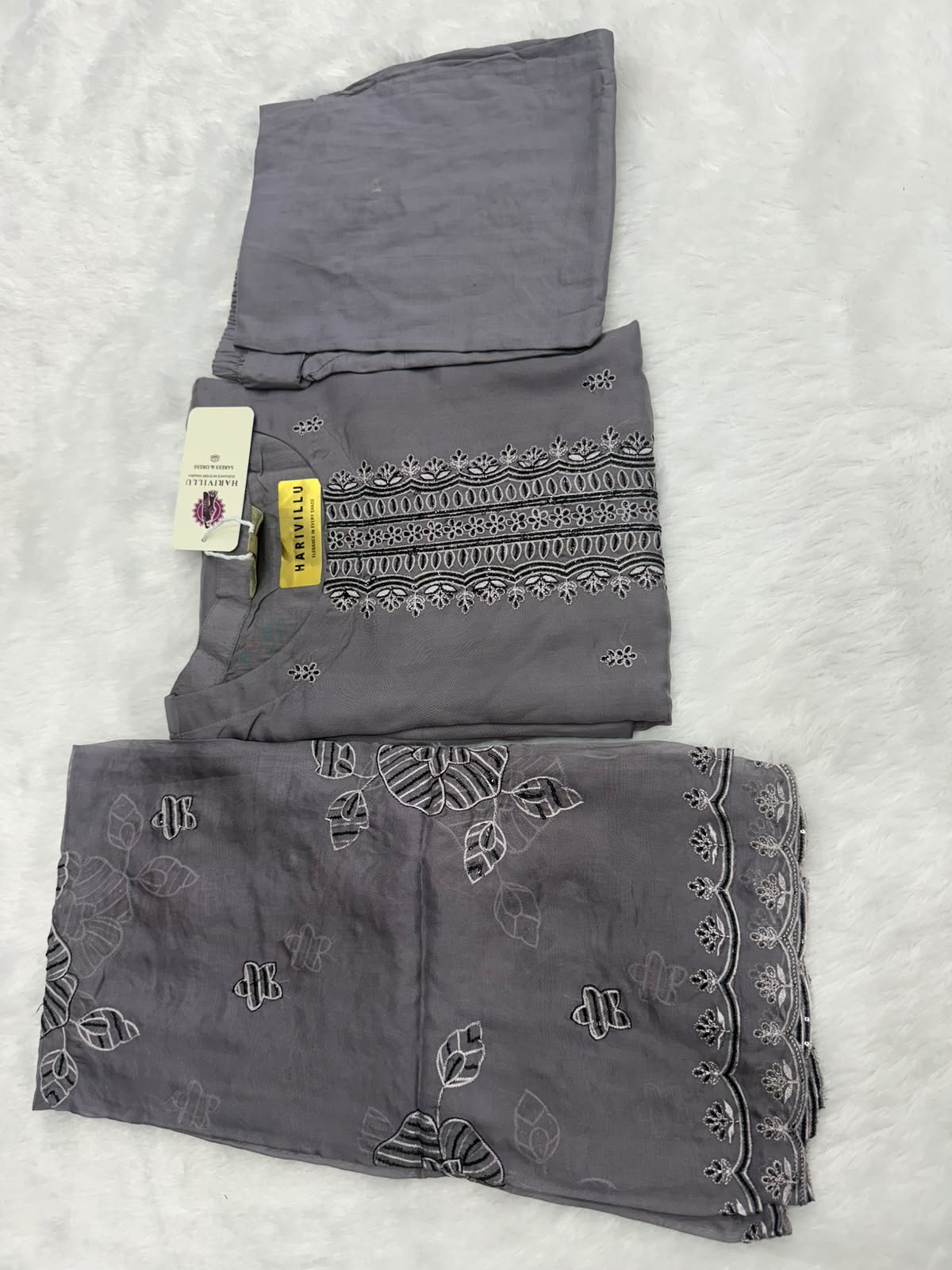 Premium Mul Chanderi 3 Piece Kurta Set
