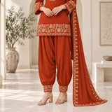 Premium Mul Chanderi 3 Piece Sharara Set