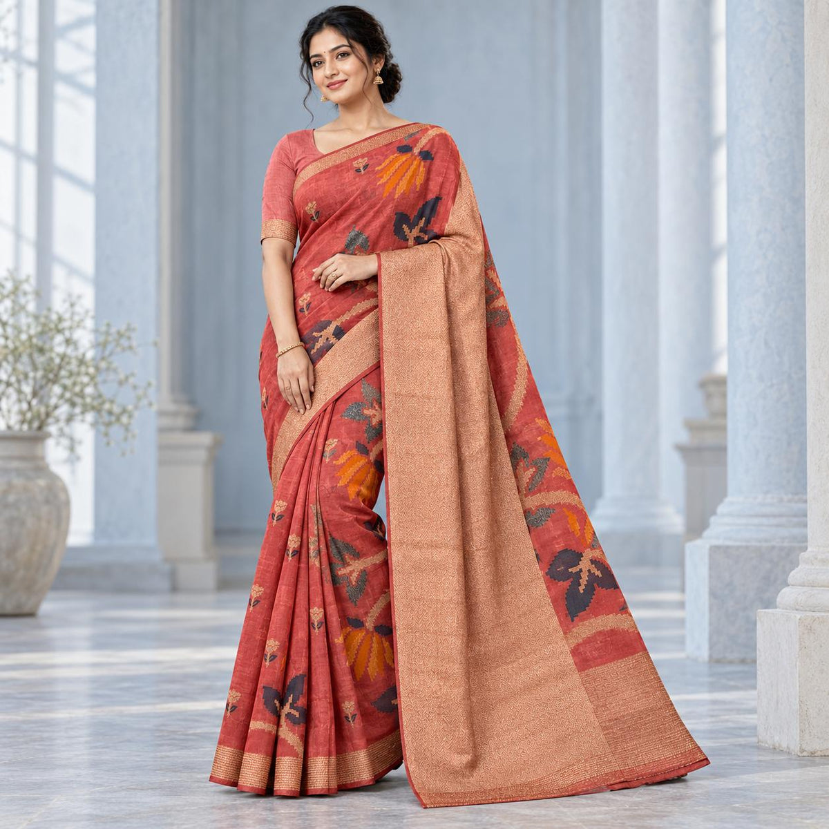 Premium Viscose Tussar Saree