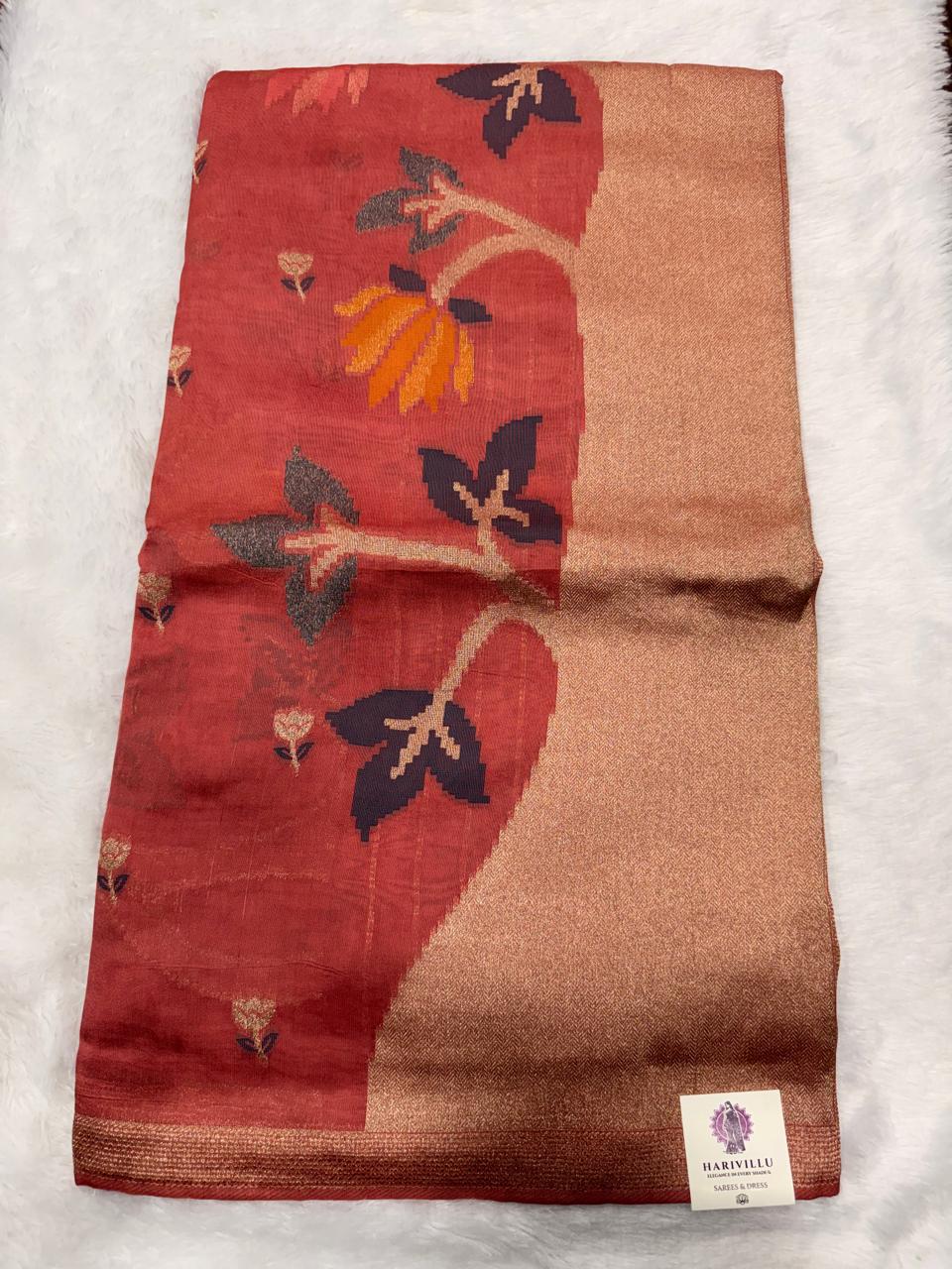 Premium Viscose Tussar Saree