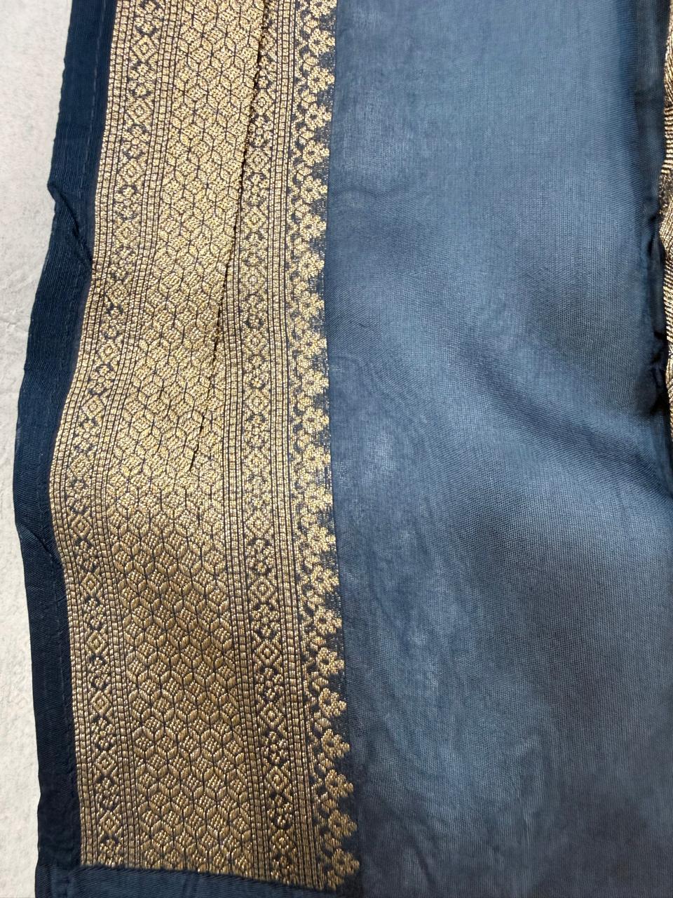 Premium Soft Tissue Brocade Weaving saree